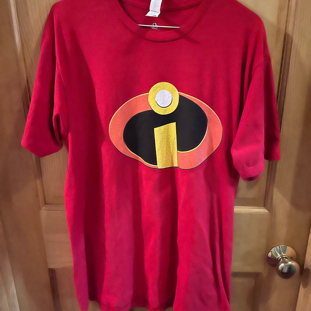 Red T-Shirt with The Incredibles Logo